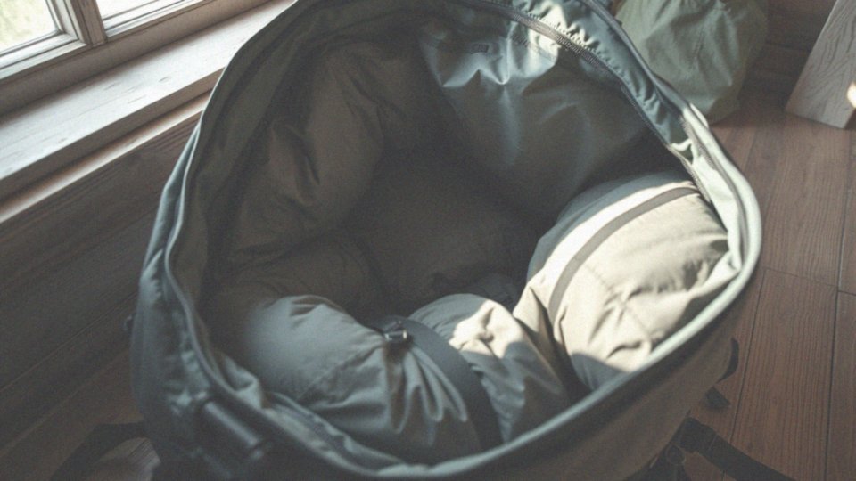 Jak spakować śpiwór do wnętrza plecaka?