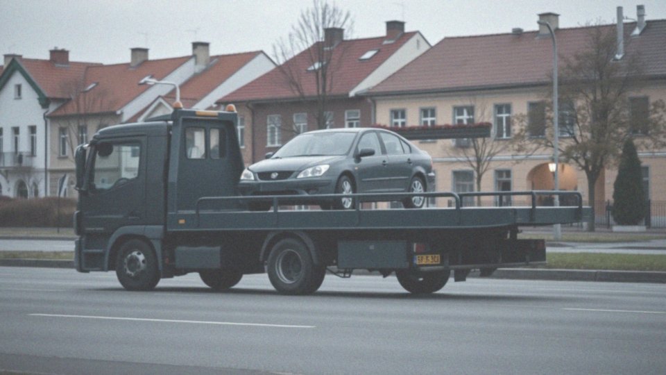 Jak mogę zorganizować transport samochodu na lawecie?