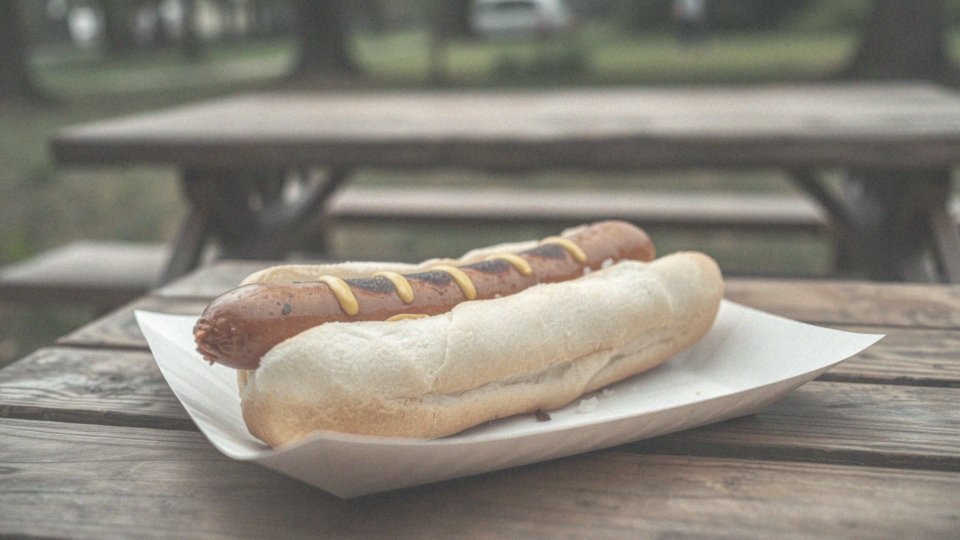 Jakie są wartości kaloryczne hot doga w 100 g?