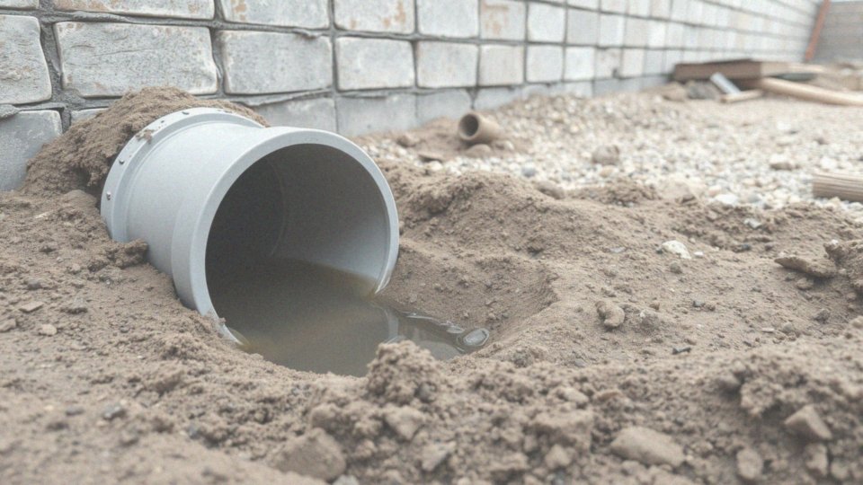 Jakie są skutki zbyt małego spadku dla rury o średnicy 160 mm?
