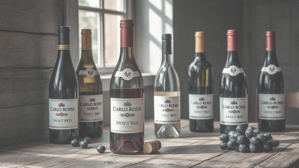 Jakie wina Carlo Rossi są słodkie i jakie mają procenty alkoholu?