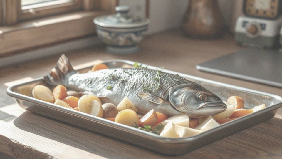 Jak długo piec pstrąga w piekarniku?