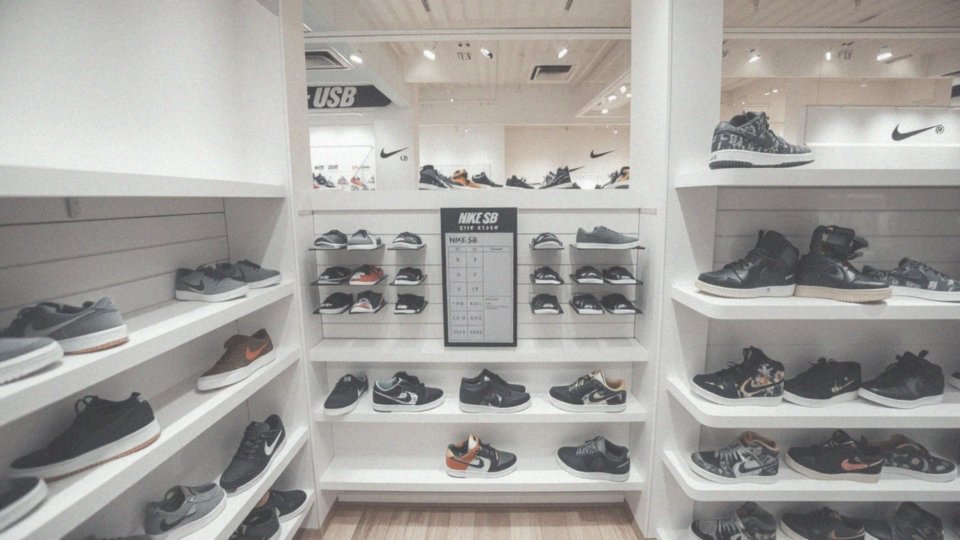 Jakie fasony i rozmiary są dostępne w ofercie Nike SB?