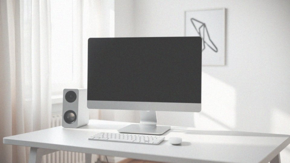 Gdzie powinna znajdować się górna krawędź ekranu monitora?
